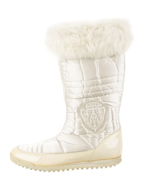 white gucci winter boots|gucci high top boots.